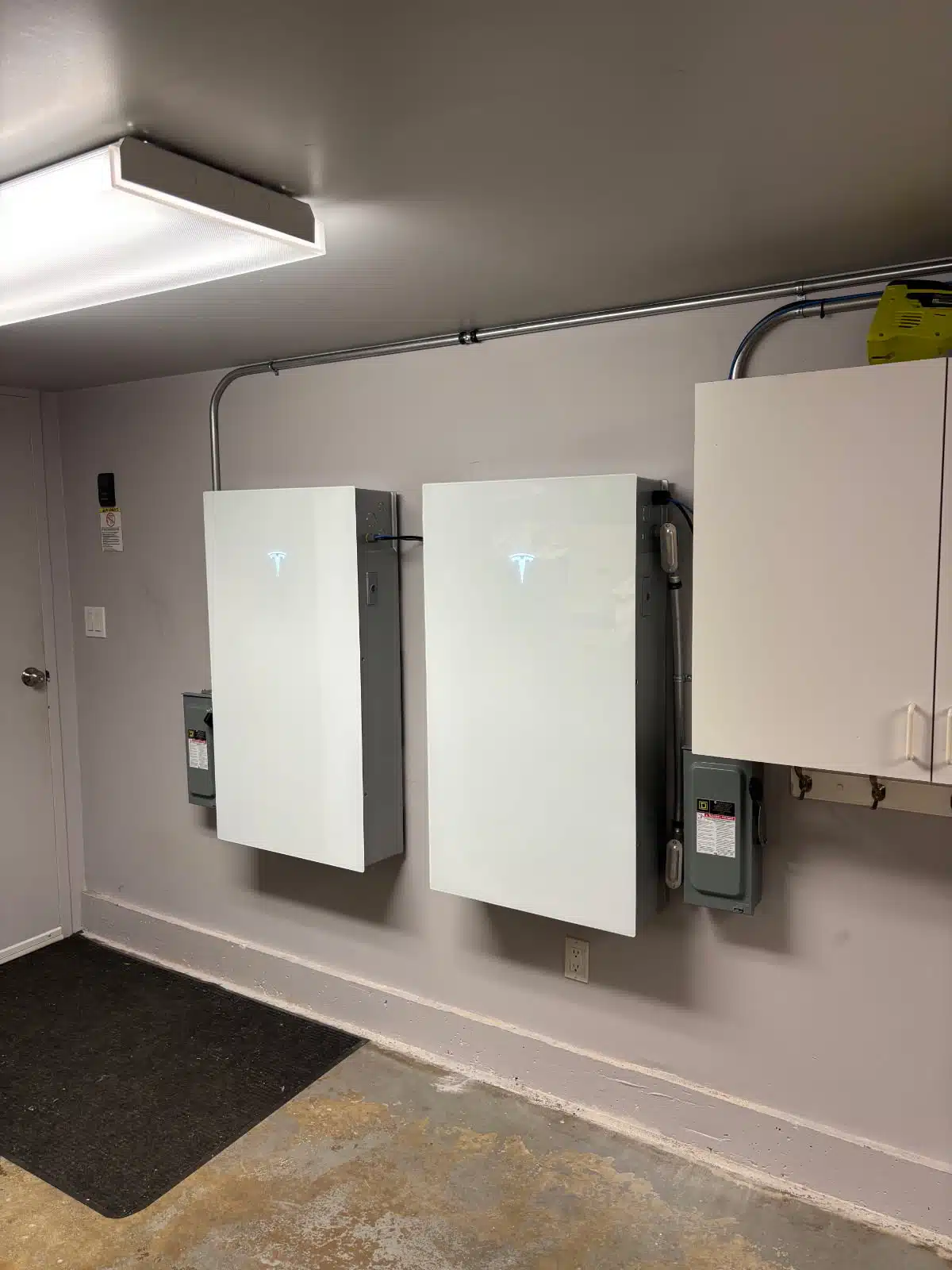 iSP-installed Tesla Powerwall at a Bloomfield home for solar battery backup